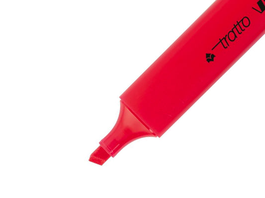 Evidenziatori Tratto Video Pastel Fila Rosso Ciliegia