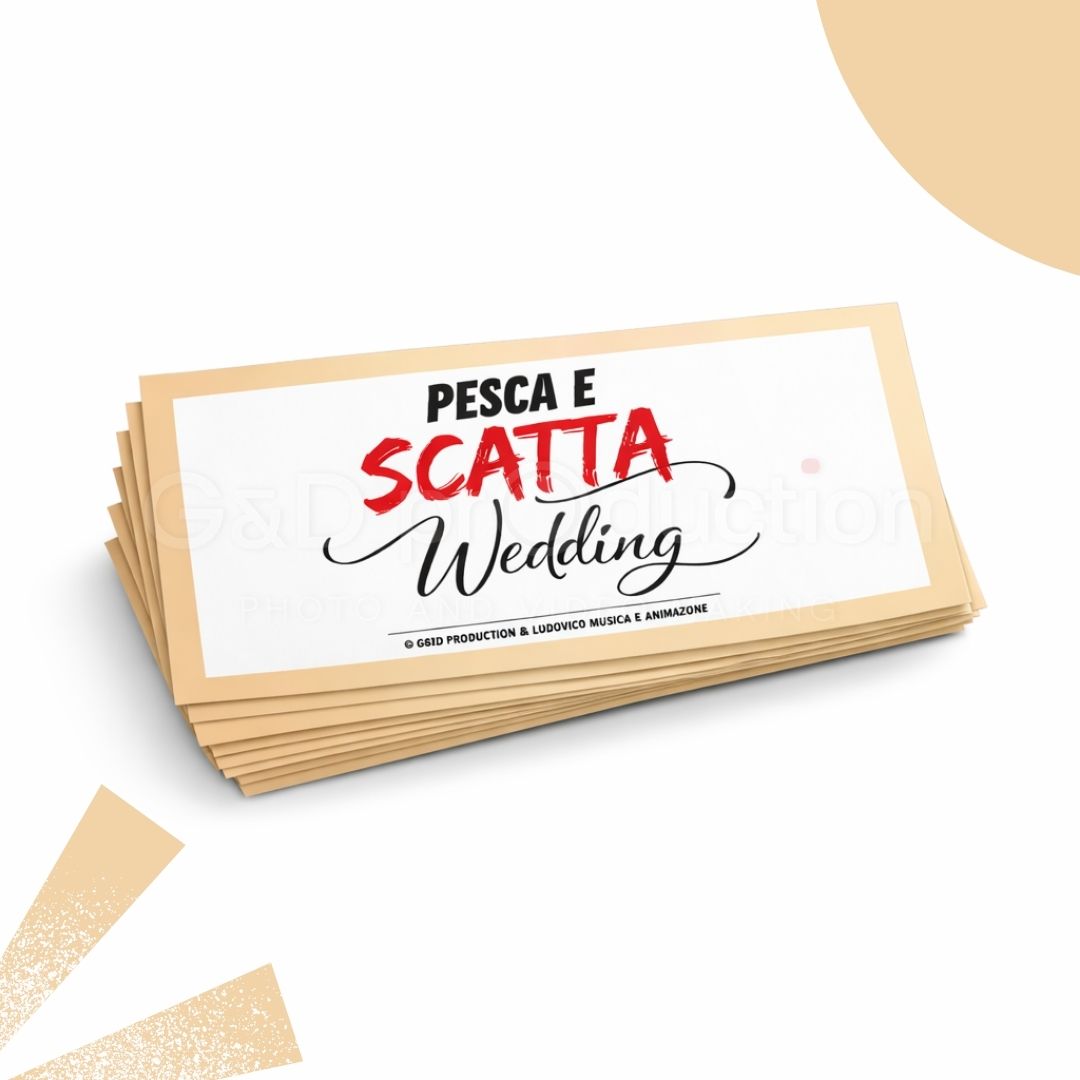 Pesca & Scatta Wedding – Gioco Fotografico per Matrimoni