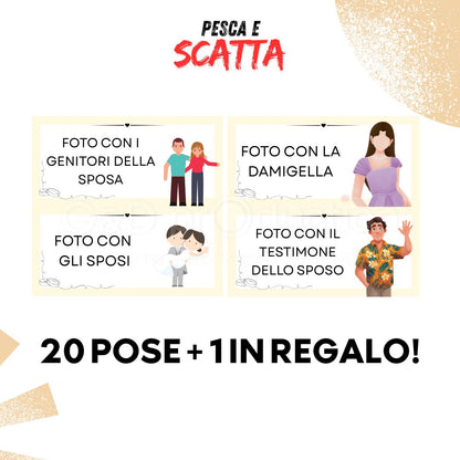 Pesca & Scatta Wedding – Gioco Fotografico per Matrimoni