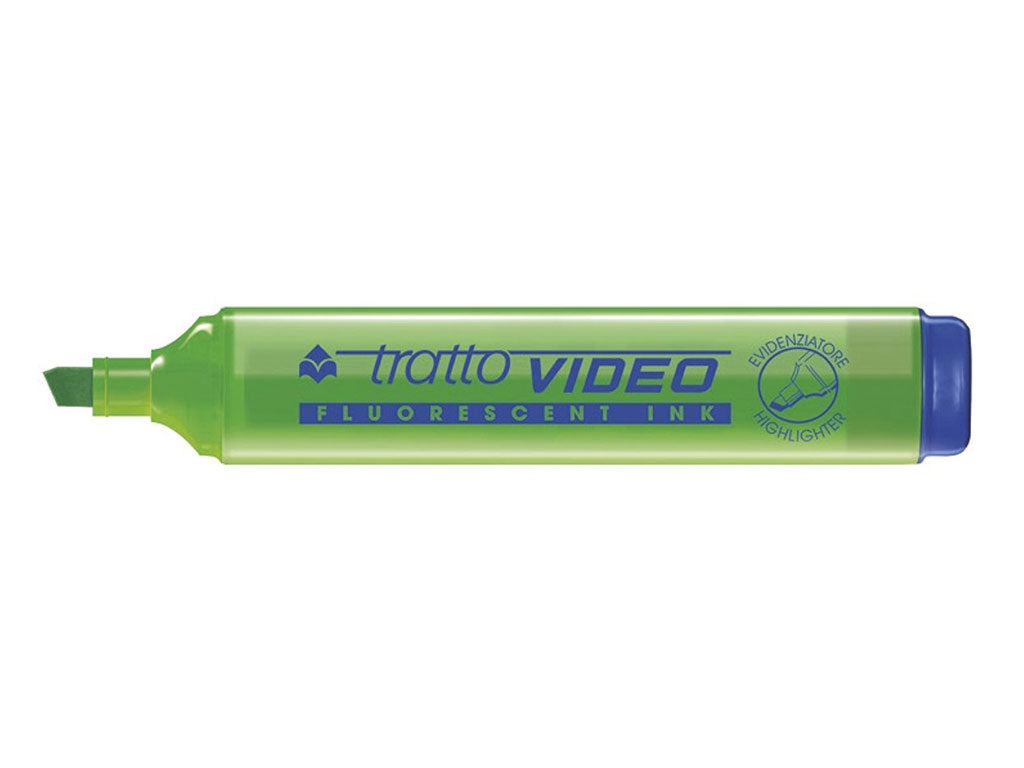 Evidenziatore Tratto Video Verde
