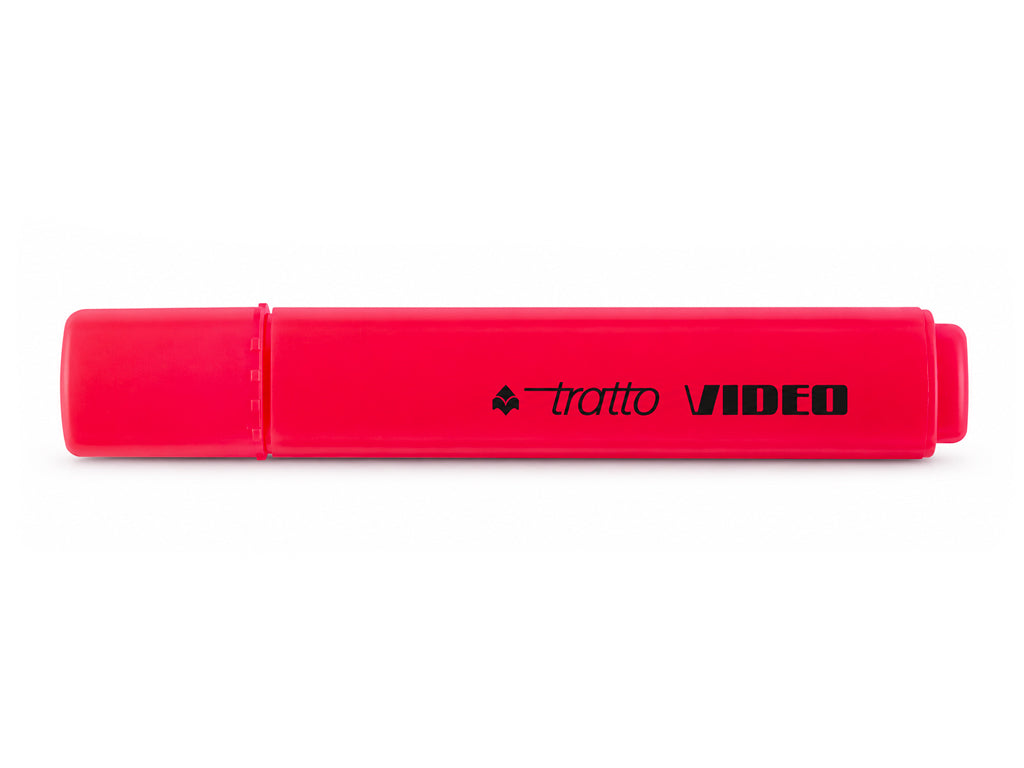 Evidenziatori Tratto Video Pastel Fila Rosso Ciliegia