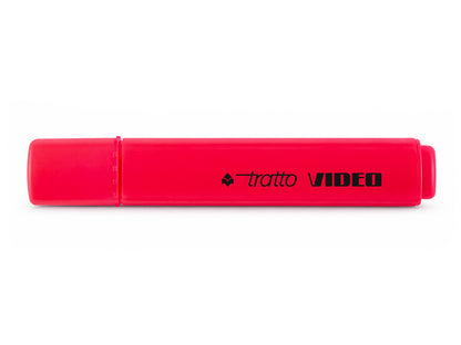 Evidenziatori Tratto Video Pastel Fila Rosso Ciliegia