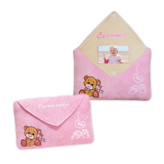 Cuscino Benvenuta Rosa
